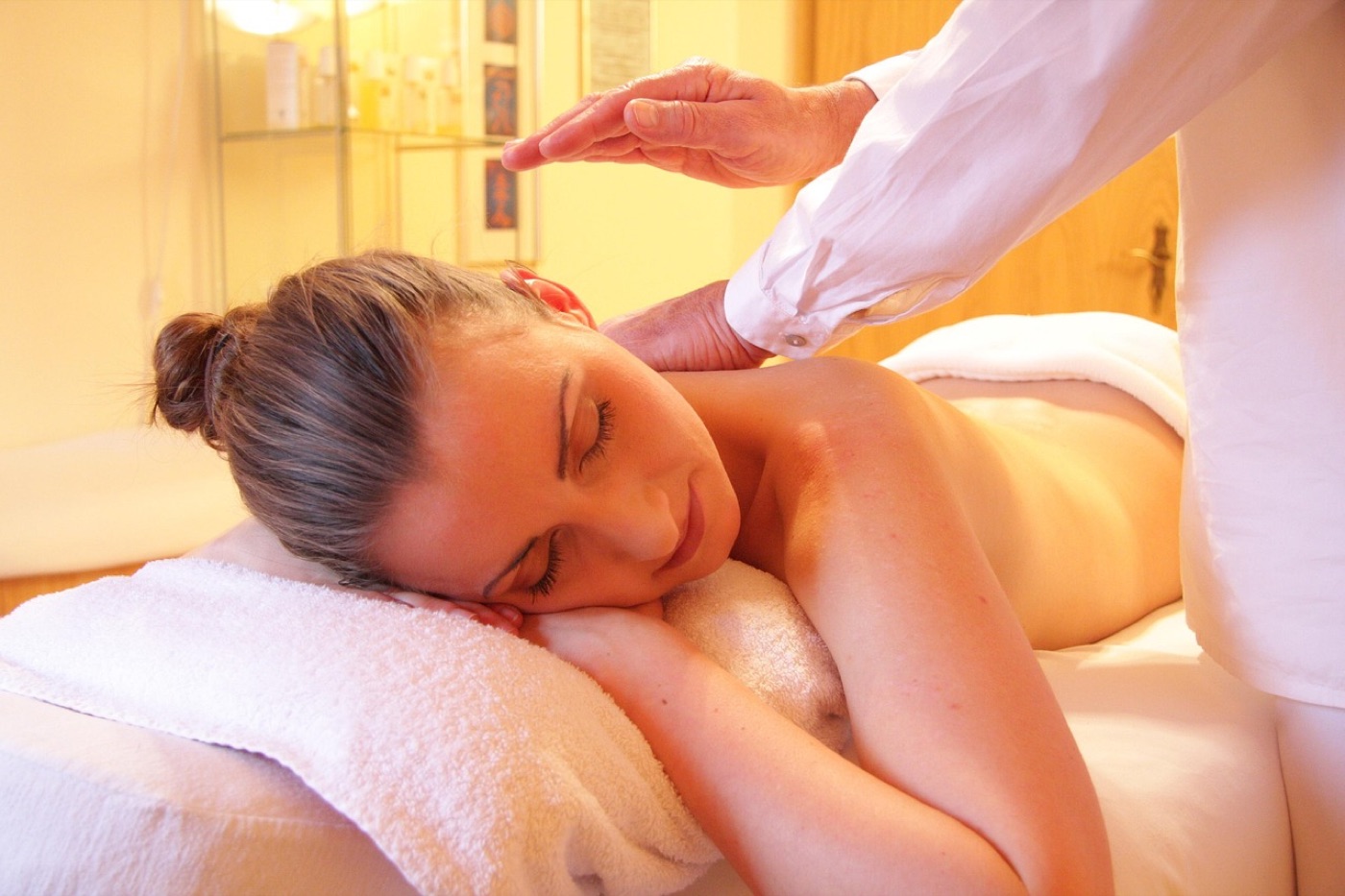 Professional massage therapy session