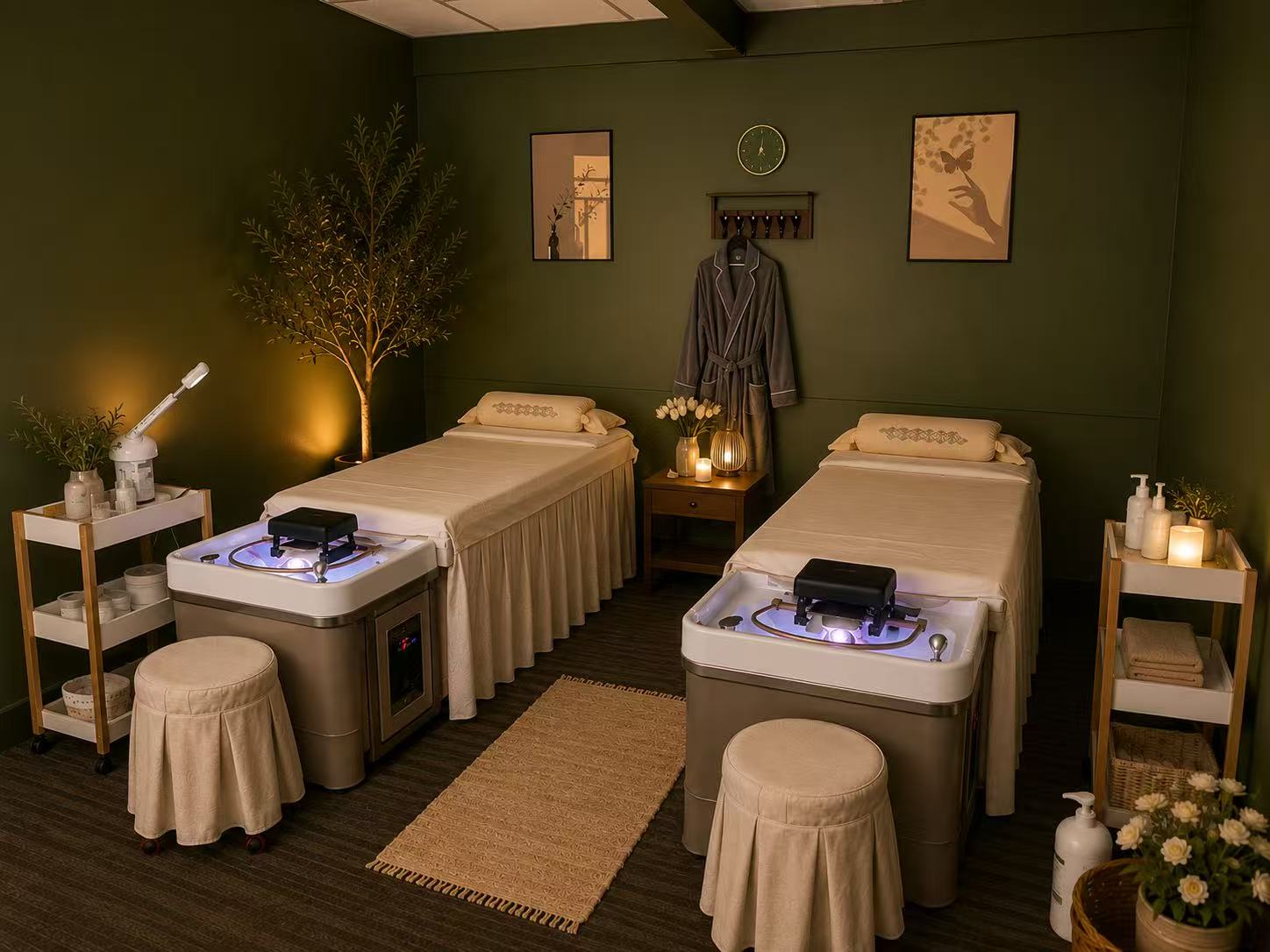 Head spa treatment room